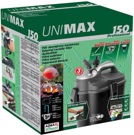 Aquael Unimax 150 Professional Акваэль Юнимакс 150 внешний фильтр, 450 л/ч