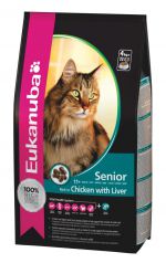 Eukanuba Senior 400g. Корм для пожилых кошек 400г.