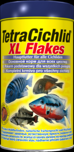 Tetra Cichlid XL Flakes 1 литр Тетра цихлид крупные хлопья